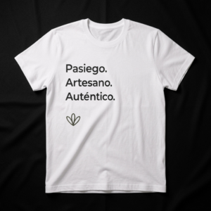 CAMISETA PASIEGO. ARTESANO. AUTÉNTICO